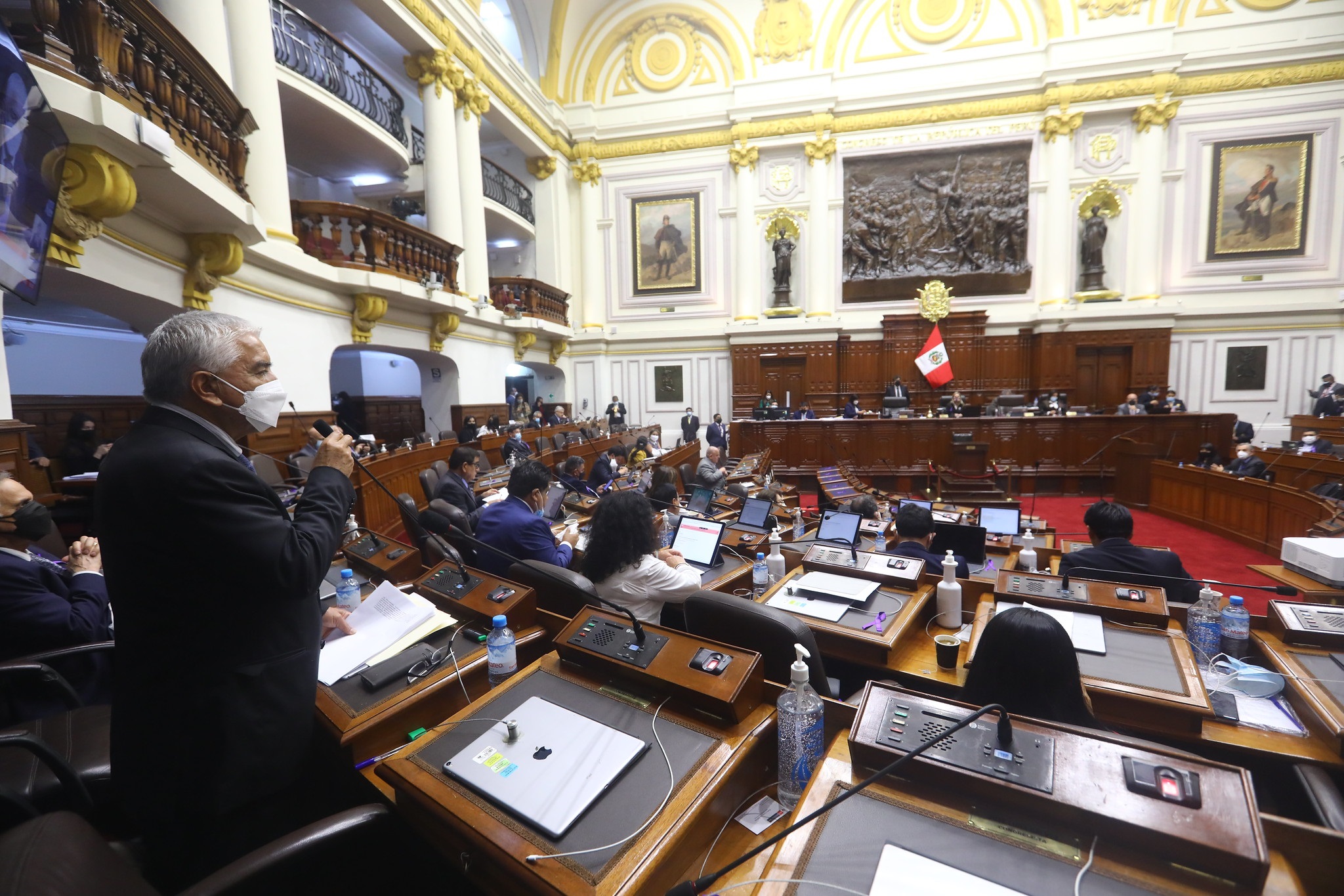 Hoy el Congreso debate admisión de moción de vacancia de Castillo La