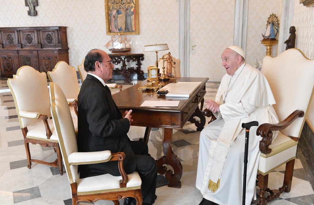 Papa Francisco expresa su deseo de que se restaure el diálogo y la