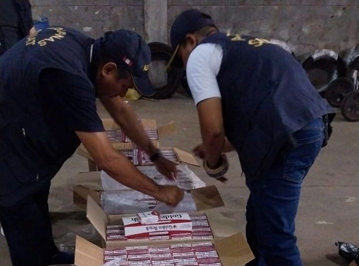 Incautan más de 300 mil cigarrillos de contrabando La Noticia