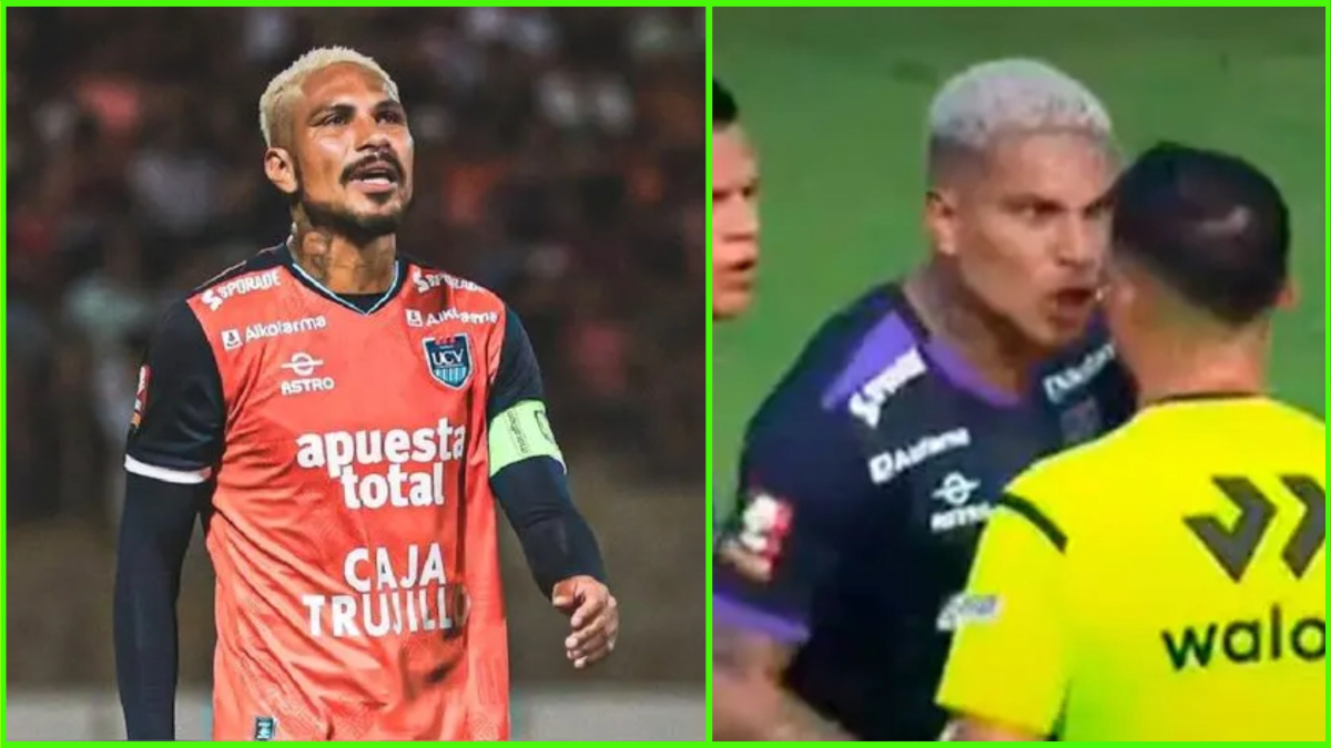 Paolo Guerrero perdió los papeles insultó a árbitro Meléndez y no lo