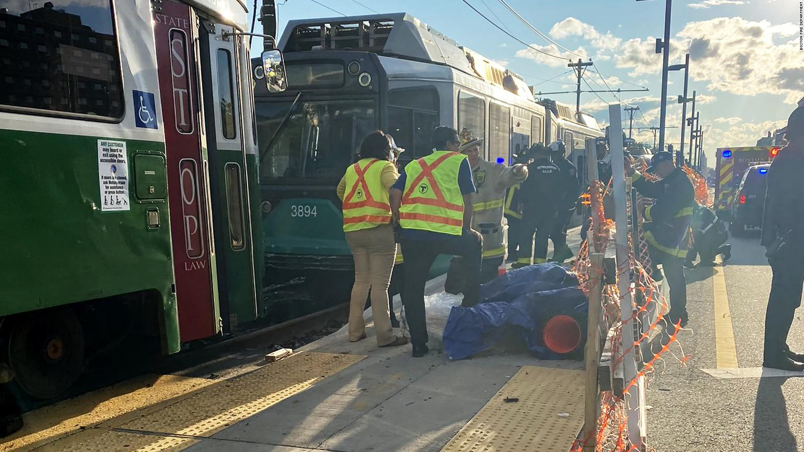 Boston Choque de trenes deja 23 personas heridas La Noticia