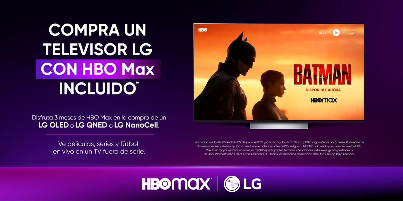 TEC Conoce cómo obtener Hbo Max junto a LG Diario La Noticia