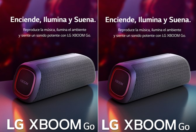 Bocina Bluetooth Portátil LG XBOOM Go XG5 Resistente al Agua y Polvo