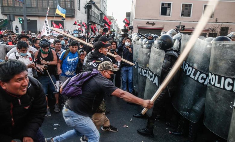 En violenta marcha “Toma de Lima” exigieron que se cierre el Congreso - La Noticia