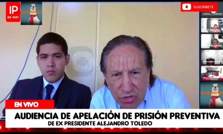 Alejandro Toledo “ya Cumplí Más De 18 Meses De Prisión Preventiva