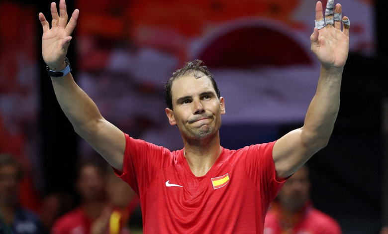 Nadal se quiebra tras abrir la Davis de su despedida con derrota