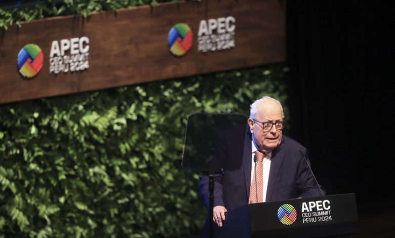 APEC 2024: Julio Velarde compartió las oportunidades en materia de inversión para el Perú