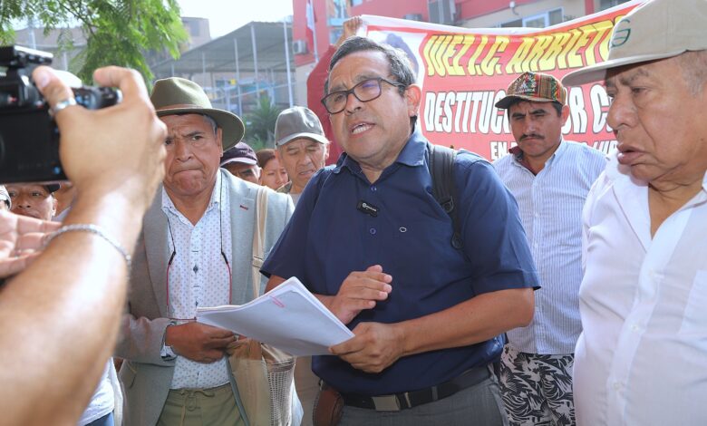Pobladores de Lurín y Huarochirí exigen destituir a juez investigado en caso los “Cuellos Blancos del Puerto”