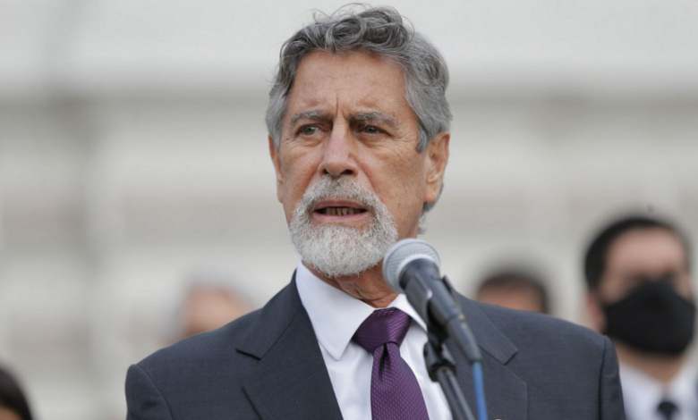 Comisión Permanente aprueba informe que inhabilita constitucionalmente a Francisco Sagasti