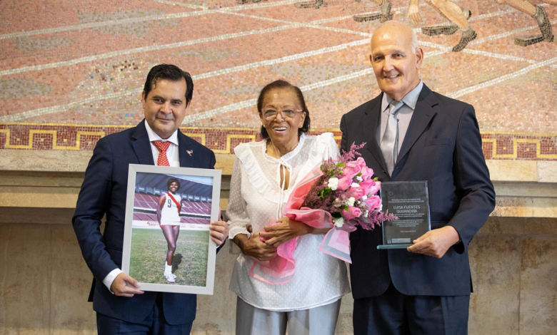 Luisa Fuentes: IPD le entrega homenaje a leyenda del vóley peruano por el Día de la Mujer I Foto: IPD