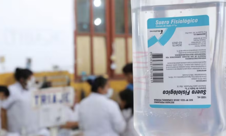 Minsa adquiere 120 mil frascos de suero fisiológico de laboratorio competidor de Medifarma