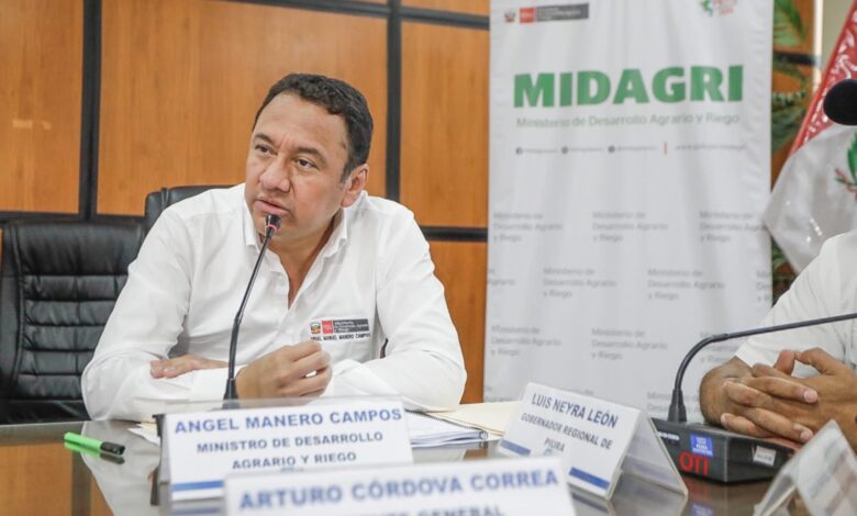 Gobierno de resultados: Ministro Angel Manero anunció que este 15 de abril se lanzará convocatoria Gobierno a Gobierno para Poechos y Alto Piura