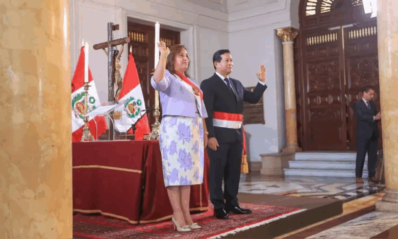 Dina Boluarte reorganiza el gabinete tras renuncia de Gustavo Adrianzén I Fuente: EDITORA PERU | Fotógrafo: Ricardo Cuba