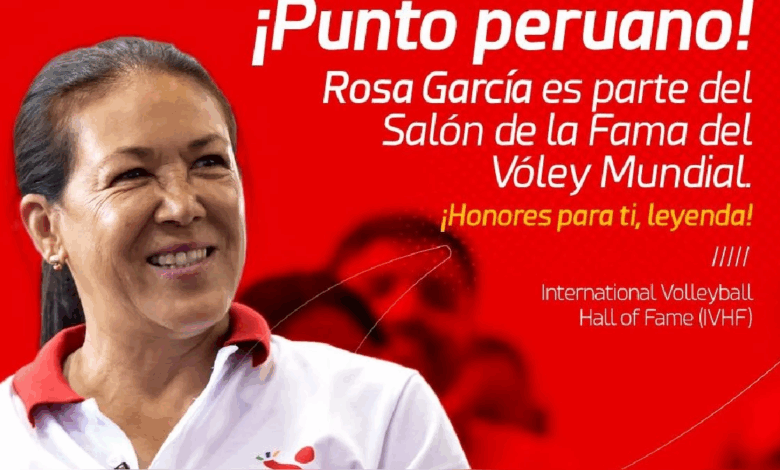 Rosa García entra al Salón de la Fama del Vóley Mundial y se convierte en leyenda del deporte I Fuente: IPD