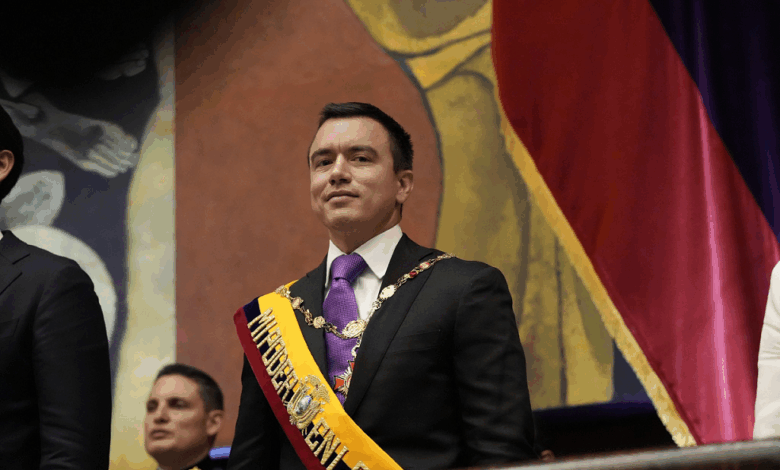 Ecuador: Daniel Noboa inicia nuevo mandato presidencial tras juramentar este 24 de mayo