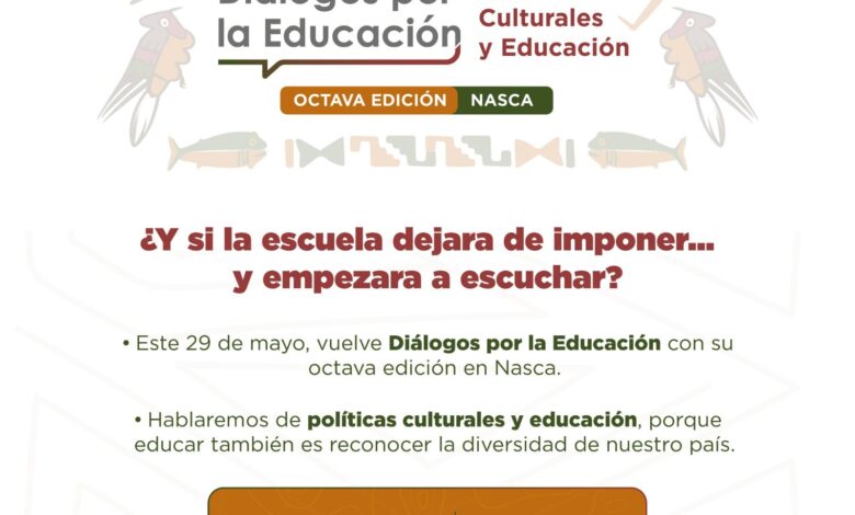 Derrama Magisterial y el Sutep llevan sus Diálogos por la Educación a Nasca