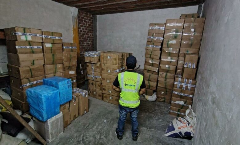 Piura: intervienen camión con más de 3 millones de soles en ropa y cigarrillos de contrabando