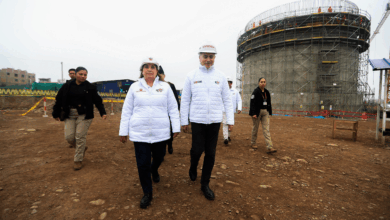Dina Boluarte supervisa avance de planta de tratamiento que beneficiará a 650 mil personas en Lima Este