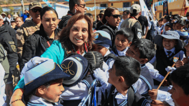 Dina Boluarte arriba a Chalhuanca para encabezar ceremonia por el bicentenario de Aymaraes