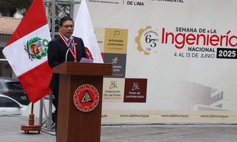 Colegio de Ingenieros inició celebraciones por la Semana de la Ingeniería Nacional 2025