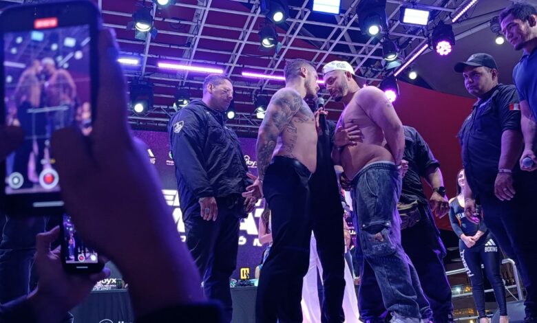 Nico Ponce y Jenko del Río listos para agarrarse a puños en el “Celebrity Combat”
