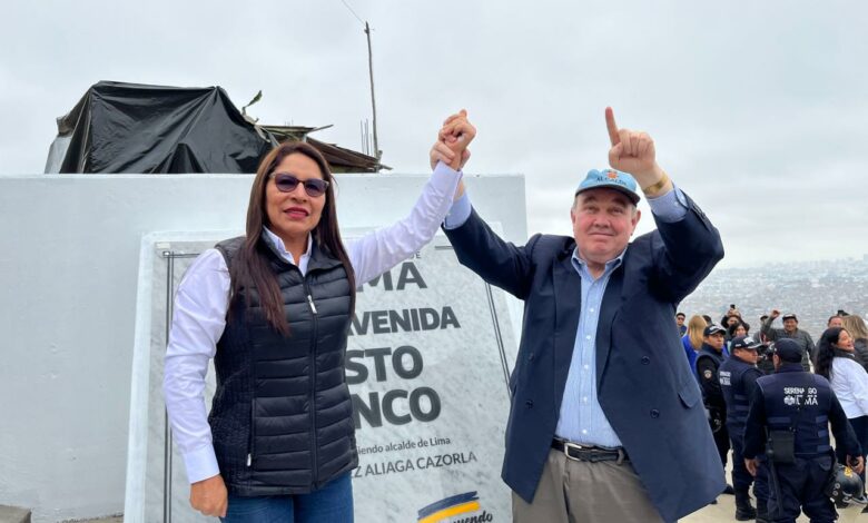 Alcalde de Lima entrega moderna avenida Cristo Blanco en San Juan de Miraflores