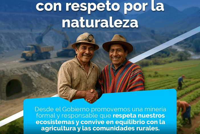 Gobierno plantea mesa técnica para impulsar minería formal y frenar ilegalidad