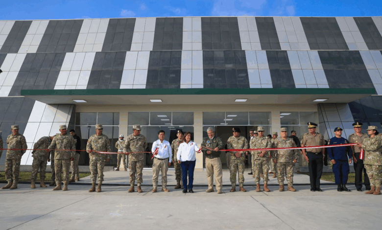 Presidenta Boluarte supervisa complejo militar Sipán que reforzará al Ejército en Lambayeque I Foto: Andina