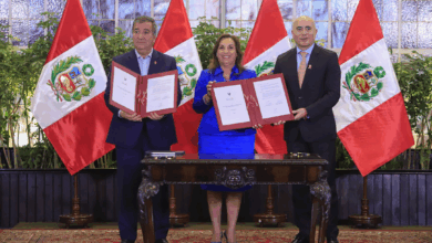 Presidenta Boluarte lidera firma de contrato para mejorar tratamiento de aguas residuales en Chincha
