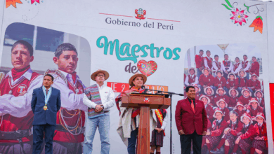 Presidenta Boluarte inaugura escuela bicentenario y reafirma compromiso con educación y formalización I Foto: Andina