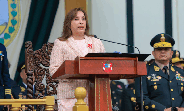 Dina Boluarte en aniversario de la Dircote: “Nunca más el odio ideológico debe sembrar terror en el Perú”