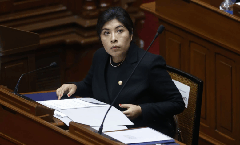 SAC aprueba denunciar e inhabilitar por 10 años a Betssy Chávez por fallido golpe de Estado I Foto: Andina