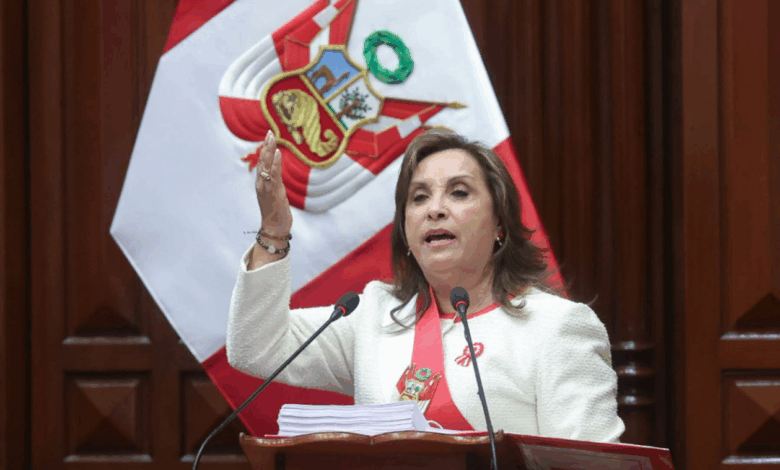 Presidenta Boluarte en su mensaje a la nación: "El Perú se proyecta como una potencia sudamericana" I Foto: Andina