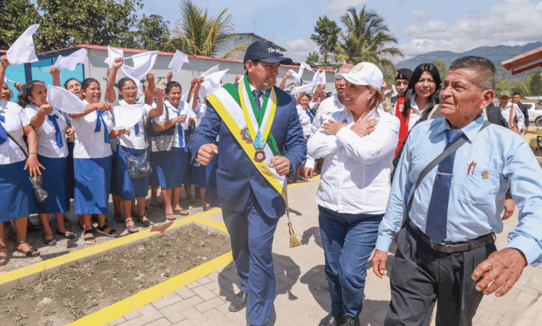 Presidenta Boluarte participa en inauguración de plaza Segunda Jerusalen en la región San Martín I Foto: Andina