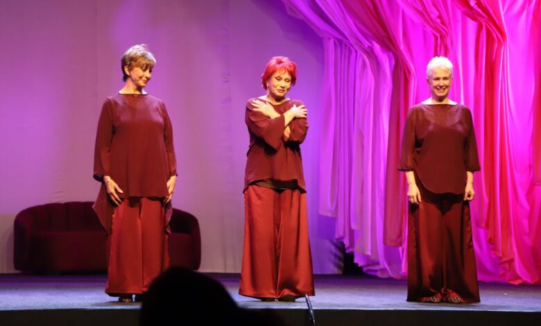 Sonia Oquendo, Camucha Negrete y Pilar Brescia hacen de las suyas en el Teatro Marsano