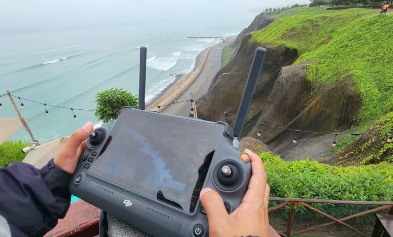 Alerta de tsunami: drones de la municipalidad de Miraflores monitorean y patrullan playas de la Costa Verde