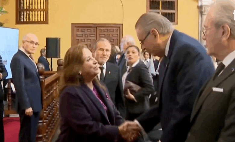 Presidenta Boluarte encabeza homenaje póstumo al excanciller José Antonio García Belaunde I Captura TV