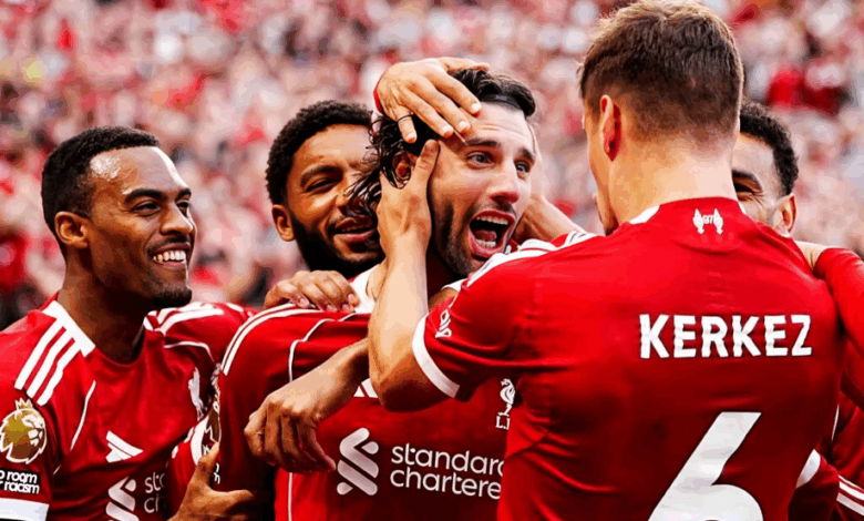 Liverpool vence al Arsenal y asume liderato en solitario de la Premier League