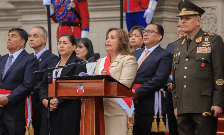 Dina Boluarte anuncia proyecto de ley para reforzar la defensa de la soberanía nacional