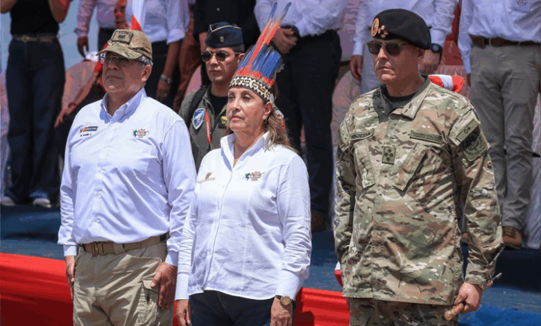 Presidenta Boluarte ratifica en frontera con Colombia que la soberanía peruana “no se negocia”