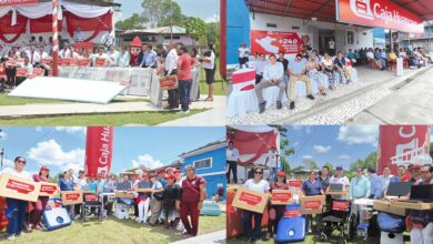Caja Huancayo inaugura oficina de inclusión amazónica y junto con la fundación Caja Huancayo realiza importante contribución social en beneficio de la salud y educación del distrito de Santa Rosa de Loreto
