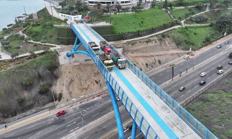 El puente del Corredor Turístico Miraflores - Barranco estará abierto al público a partir del 21 de agosto