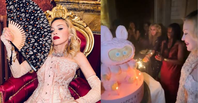 Madonna celebra sus 67 años con una excéntrica fiesta en Italia