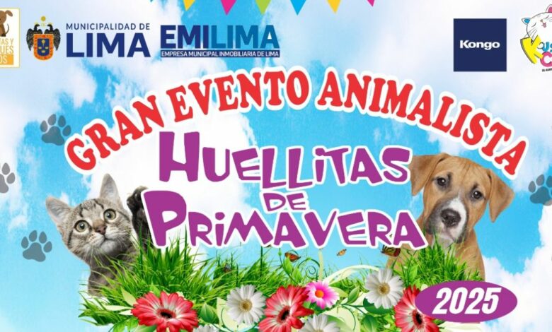 Huellitas de Primavera 2025: gran encuentro solidario de adopciones en Lima