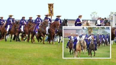 La Cuadrilla del Señor de los Milagros a Caballo Peruano de Paso rendirá homenaje en la Plaza de Armas de Lima