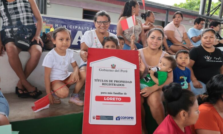 Inician empadronamiento para más de 800 familias en la Amazonía antes de fin de año