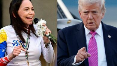Trump dice que sería “un honor” recibir el Nobel de la Paz de María Corina Machado