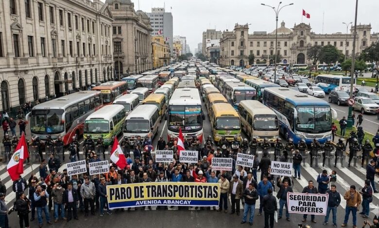 Transportistas de Lima y Callao anuncian paro para el jueves 15 - Diario La Noticia Perú