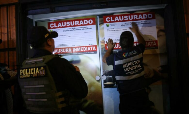 Lince y Policía Nacional intervienen locales clandestinos para fortalecer la seguridad y salubridad en el distrito