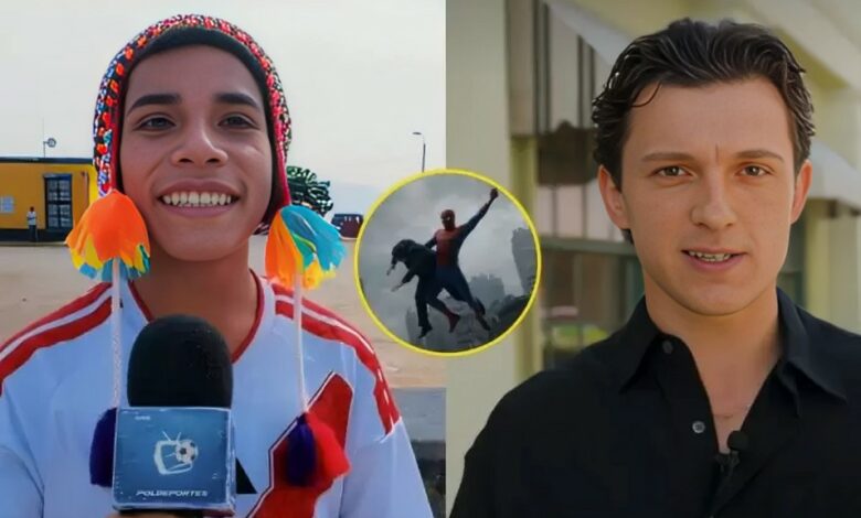 Tom Holland selecciona a Pol Deportes para presentar adelanto de Spider-Man: Un Nuevo Día desde Perú